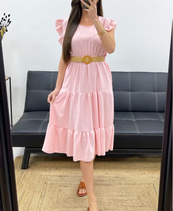 Robe avec ceinture