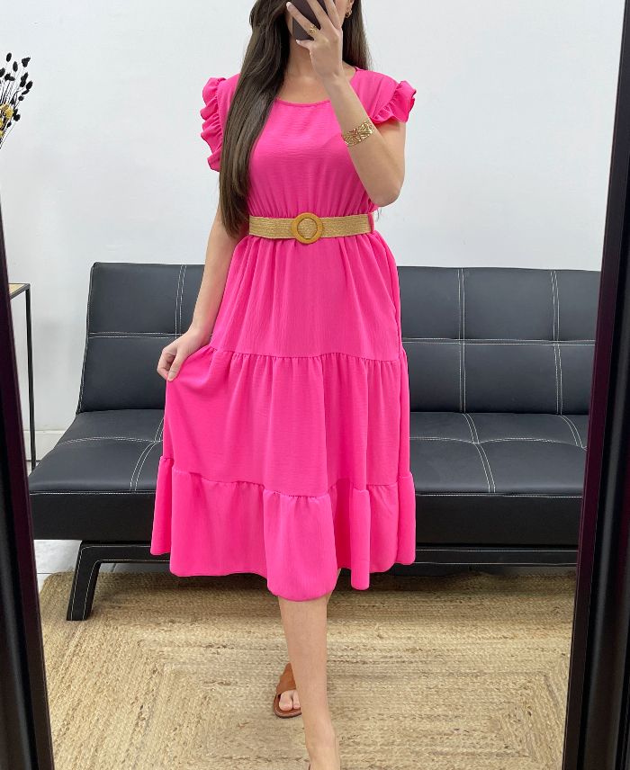 Robe avec ceinture