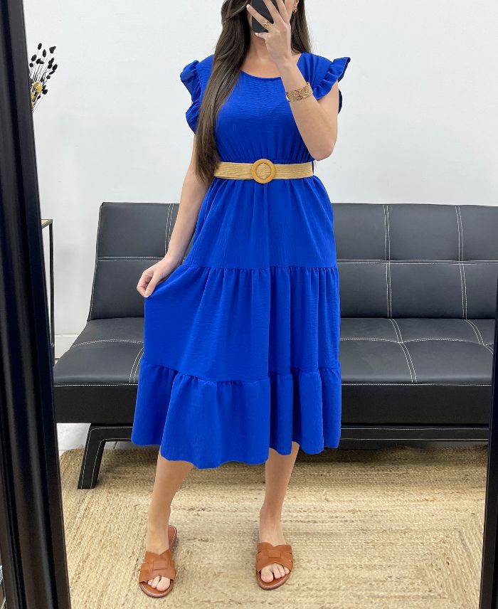 Robe avec ceinture