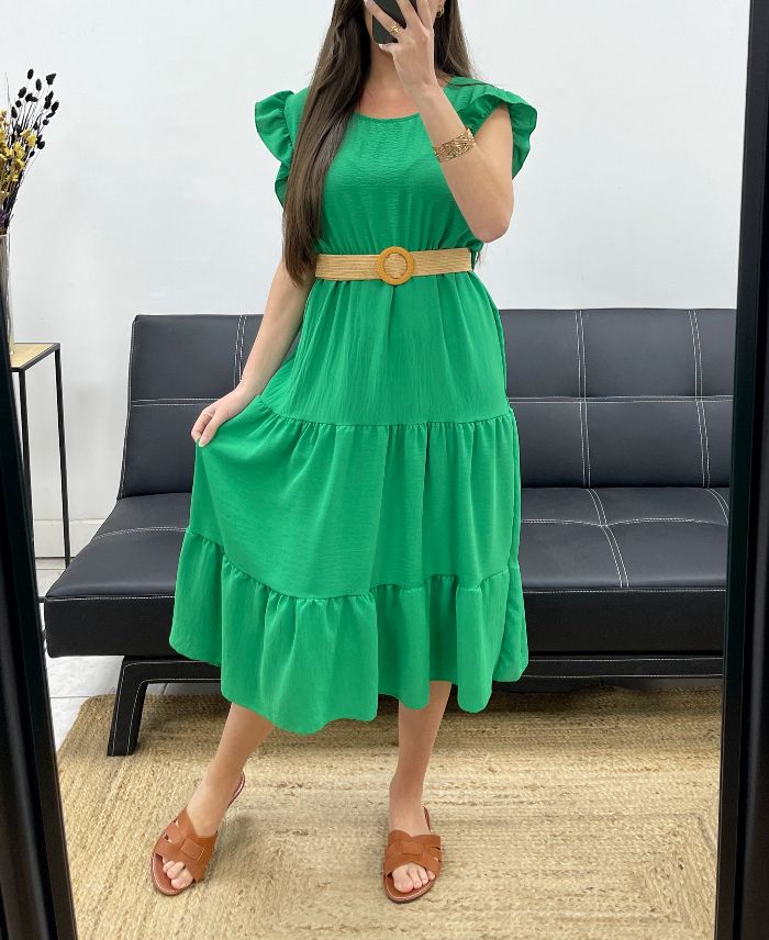 Robe avec ceinture